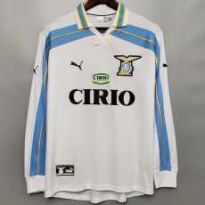 1999/00 Lazio Away Retro Long Sleeve Soccer jersey