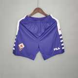 1998/99 Fiorentina Home Retro Soccer Shorts