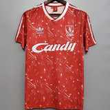 1989/90 LIV Home Retro Soccer jersey
