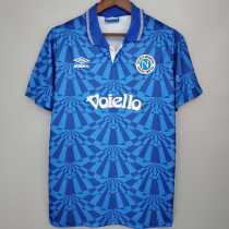 1991/92 Napoli Home Retro Soccer jersey