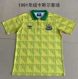 1991 Newcastle Away Retro Soccer jersey