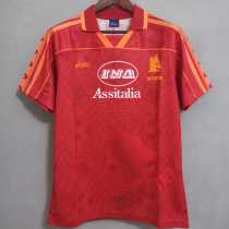 1995/96 Roma Home Retro Soccer jersey