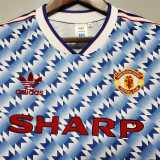 1990/92 Man Utd Away Retro Soccer jersey