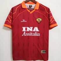 1999/00 Roma Home Retro Soccer jersey