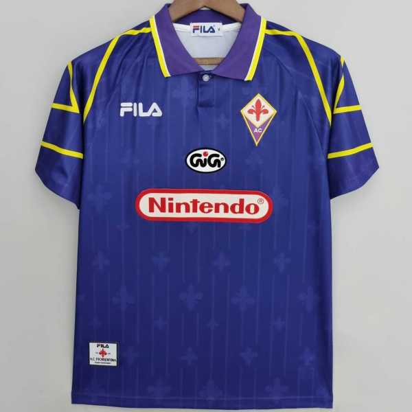 1997/98 Fiorentina Home Retro Soccer jersey