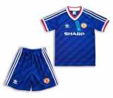 1986/87 Man Utd Away Retro Kids Soccer jersey