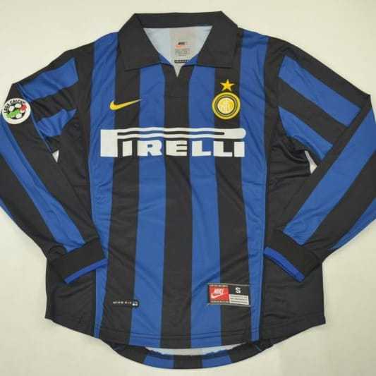 1998/99 INT Home Retro Long Sleeve Soccer jersey