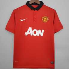 2013/14 Man Utd Home Retro Soccer jersey