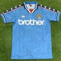 1998/99 Man City Home Retro Soccer jersey