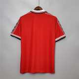 1998/99 Man Utd Home Retro Soccer jersey