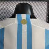 2022 Argentina Home Player Soccer jersey