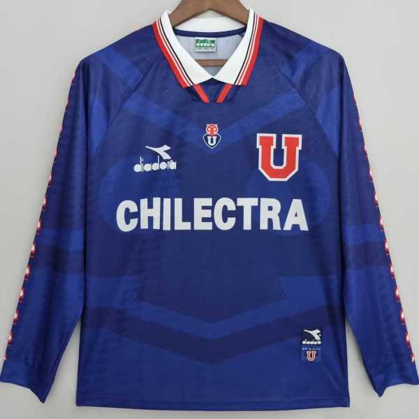 1996 Universidad de Chile Home Retro Long Sleeve Soccer jersey