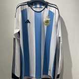 2022 Argentina Home Fans Long Sleeve Soccer jersey