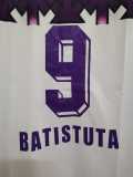 1992/93 Fiorentina Away Retro Soccer jersey