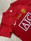 2007/08 Man Utd Home Retro Kids Soccer jersey
