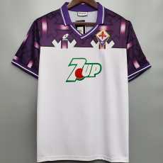 1992/93 Fiorentina Away Retro Soccer jersey