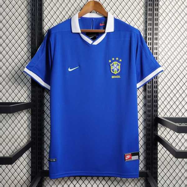 1997 Brazil Away Retro Soccer jersey