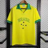 1958 Brazil Home Retro Soccer jersey