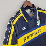 1999/00 Parma Away Retro Soccer jersey