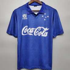 1993/94 Cruzeiro Home Retro Soccer jersey
