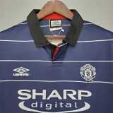 1999/00 Man Utd Away Retro Soccer jersey