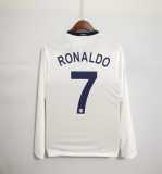 2008/09 Man Utd Away Retro Long Sleeve Soccer jersey
