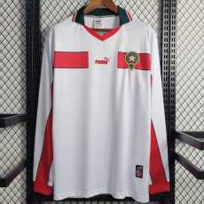 1998 Morocco Away Retro Long Sleeve Soccer jersey