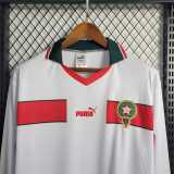1998 Morocco Away Retro Long Sleeve Soccer jersey