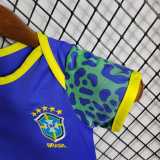 2022 Brazil Away Baby Jersey