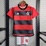 2023/24 Flamengo Home Fans Kids Soccer jersey