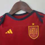 2022 Spain Home Baby Jersey