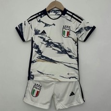 2023 Italy Away Fans Version Kids Soccer jersey AAA40551