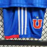 2023/24 Universidad de Chile Home Fans Kids Soccer jersey
