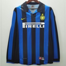 1998/99 INT Home Retro Long Sleeve Soccer jersey