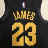 2022/23 CAVALIRERS JAMES #23 Black NBA Jerseys