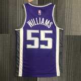 2022/23 KINGS WILLIAMS #55 Purple NBA Jerseys