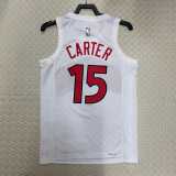 2022/23 RAPTORS CARTER #15 White NBA Jerseys