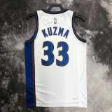 2022/23 WIZARDS KUZMA #33 White NBA Jerseys