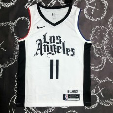 2022/23 CLIPPERS WALL #11 White NBA Jerseys