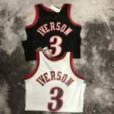 1998/99 76ERS IVERSON #3 White NBA Jerseys