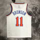 2022/23 KNICKS BRUNSON #11 White NBA Jerseys