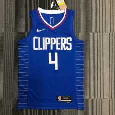 2022/23 CLIPPERS RONOO #4 Blue NBA Jerseys