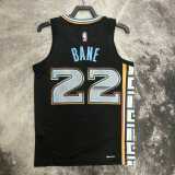 2022/23 GRIZZLIES BANE #22 Black NBA Jerseys