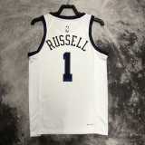 2022/23 LAKERS RUSSELL #1 White NBA Jerseys