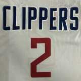 2022/23 CLIPPERS LEONARO #2 White Player NBA Jerseys
