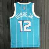2022/23 HORNETS DUBRE JR. #12 Azure NBA Jerseys