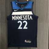 2022/23 TIMBERWOLVES WIGGINS #22 Dark Blue NBA Jerseys