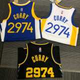 2022/23 WARRIORS CURRY #2974 Blue NBA Jerseys