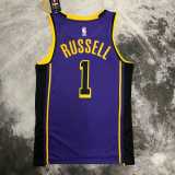 2022/23 LAKERS RUSSELL #1 Purple NBA Jerseys
