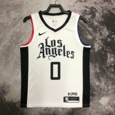 2022/23 CLIPPERS WESTBROOK #0 White NBA Jerseys